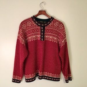 VINTAGE LL BEAN HOLIDAY PULLOVER